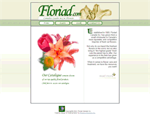 Tablet Screenshot of floriad.com